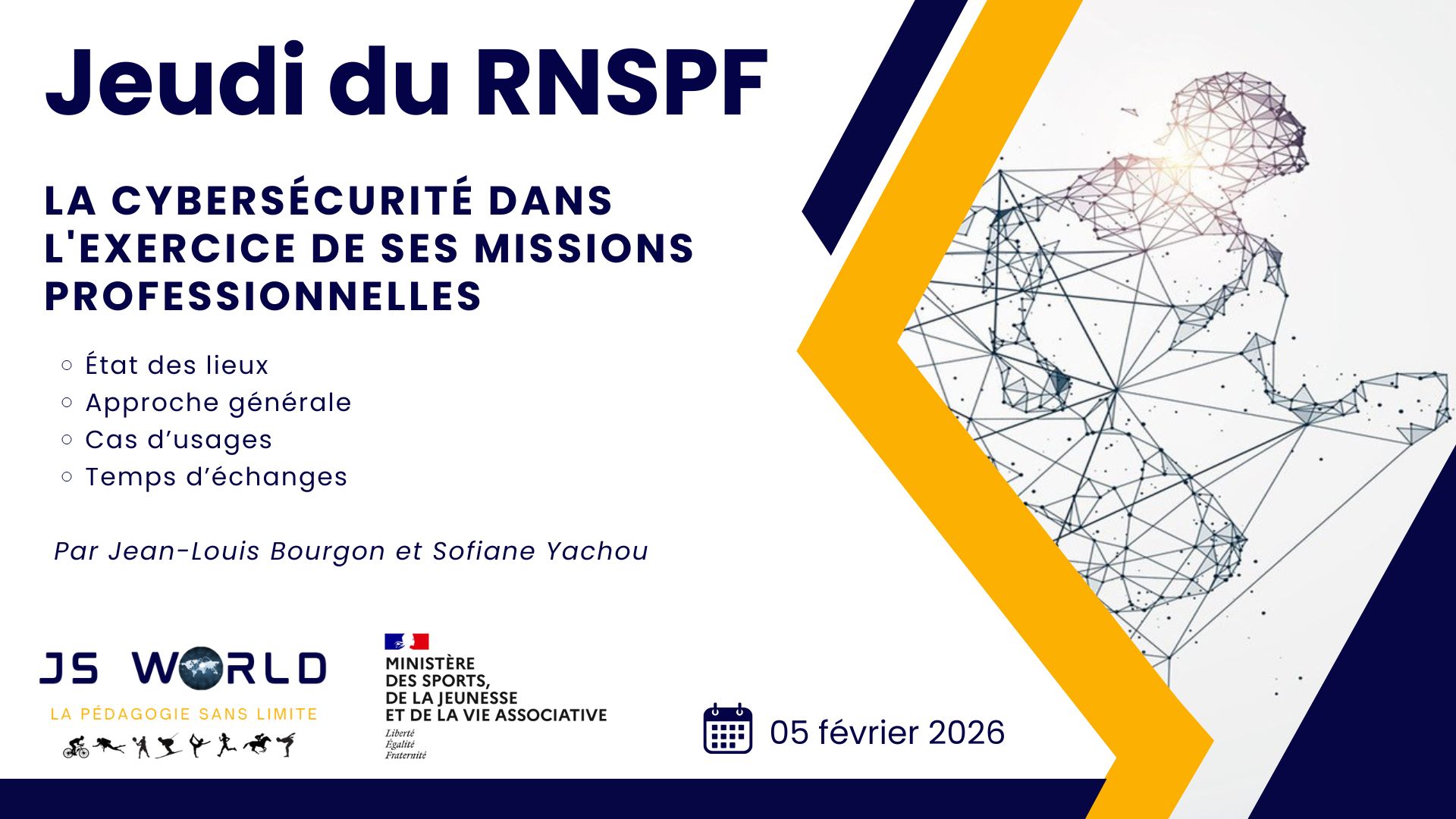 La cybersécurité dans l&rsquo;exercice de ses missions professionnelles.